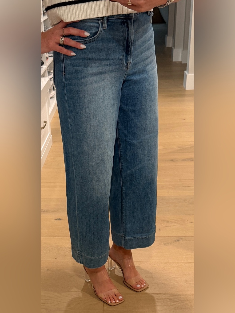 Hidden Nori Wide Leg Cropped Women's Jeans